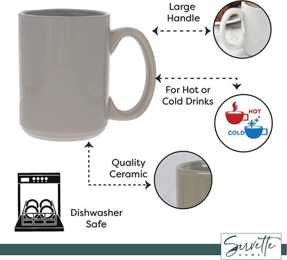 Grey Ceramic Coffee Mug