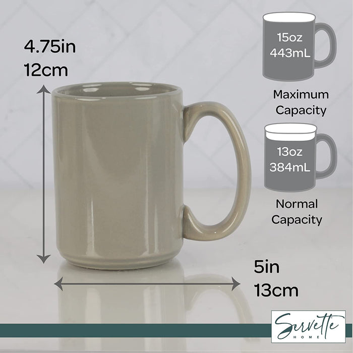 Grey Ceramic Coffee Mug