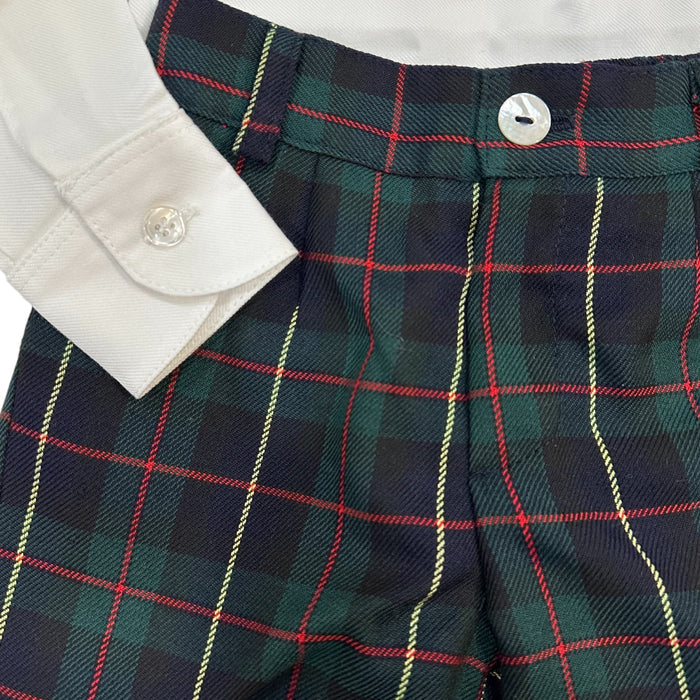 Holly Tartan Boy 2-Piece Blouse Set