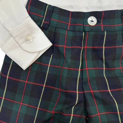 Holly Tartan Boy 2-Piece Blouse Set