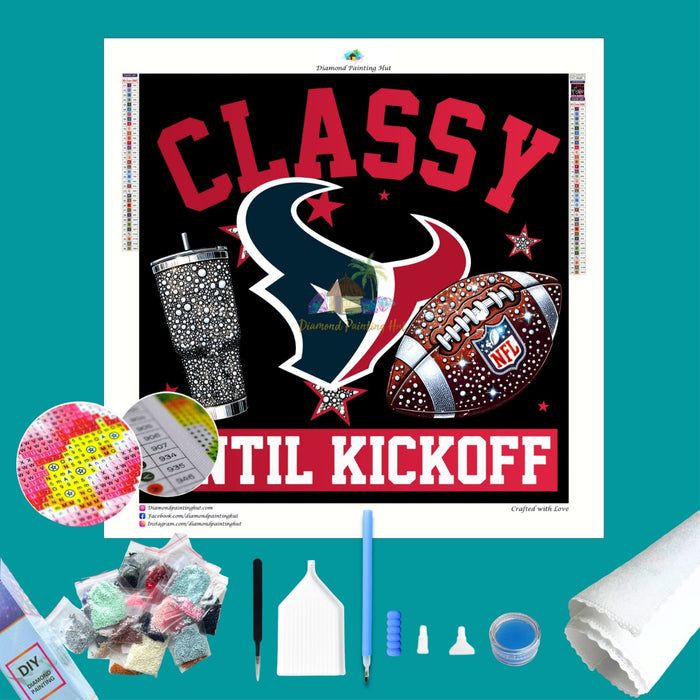 Houston Classy NFL Football Diamond Painting