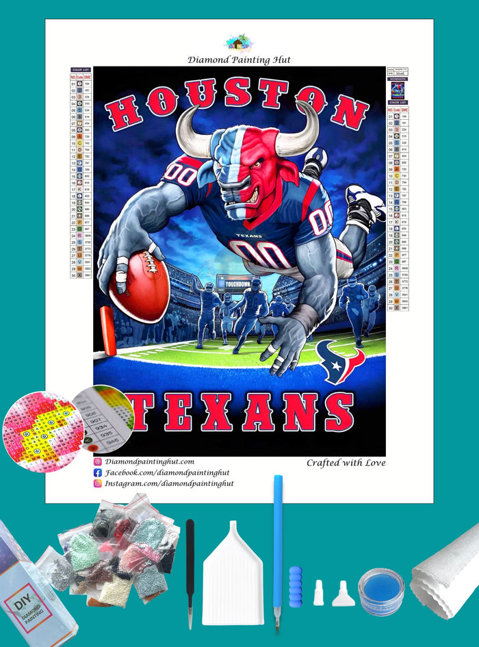 Houston Texans NFL Diamond Painting-Diamond Painting Hut