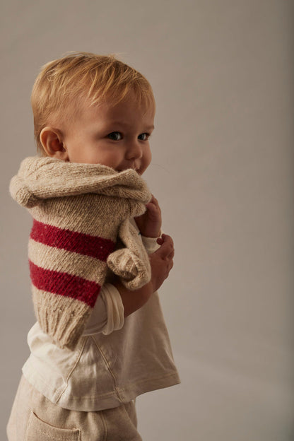Idaho Baby Sweater in Stone