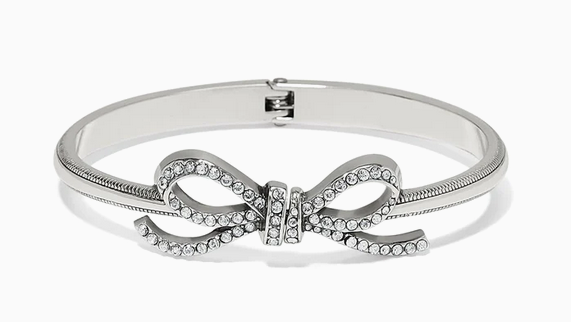Illumina Bow Hinged Bangle