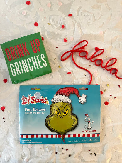 3 ply Cocktail Napkins 20ct | Drink Up Grinches