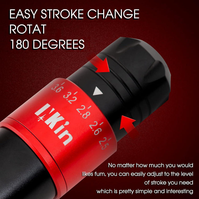 INKin Rotary Tattoo Pen Red