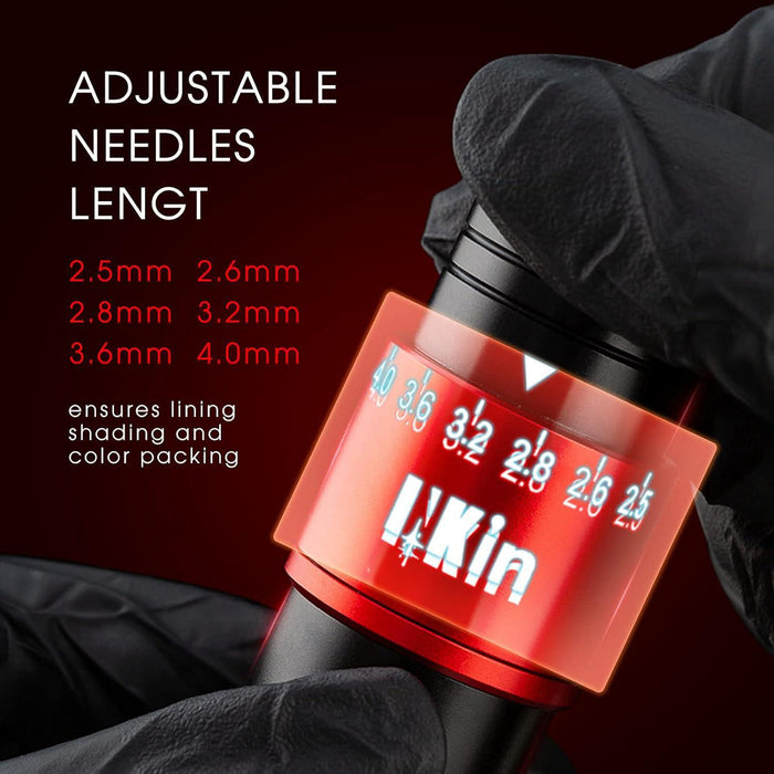 INKin Rotary Tattoo Pen Red