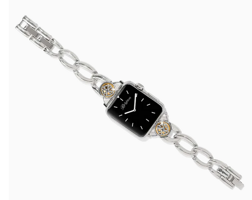 Interlock Noir Two Tone Watch Band