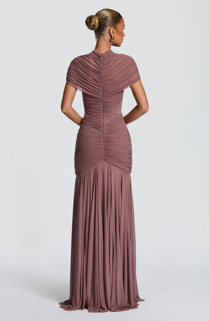 Jaya Maxi Dress - Dusty Rose