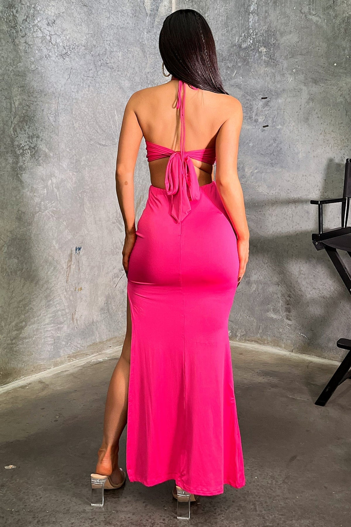 Kaila Maxi Dress - Hot Pink