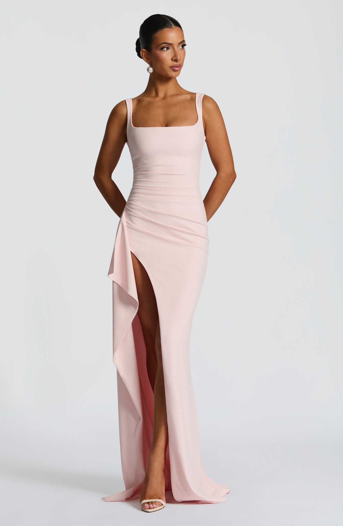 Katana Maxi Dress - Blush
