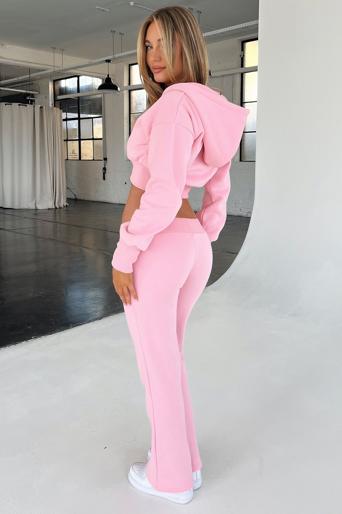 Kaztek Low Rise Sweatpants - Pink