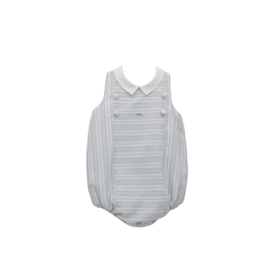 Kenneth Light Blue Stripes Romper