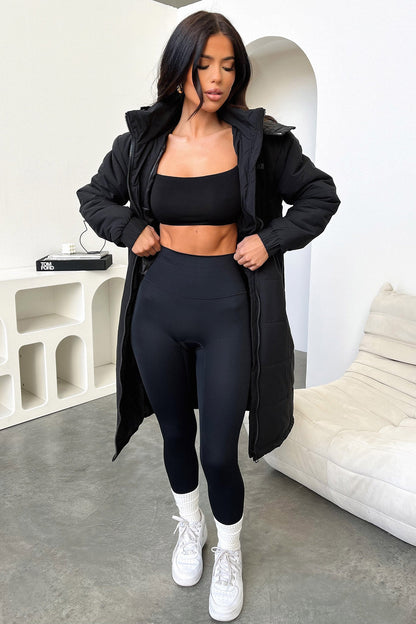 Keoni Puffer Jacket - Black