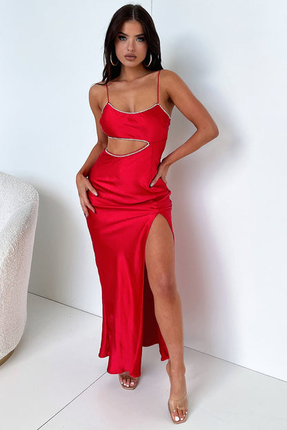 Kiara Maxi Dress - Red