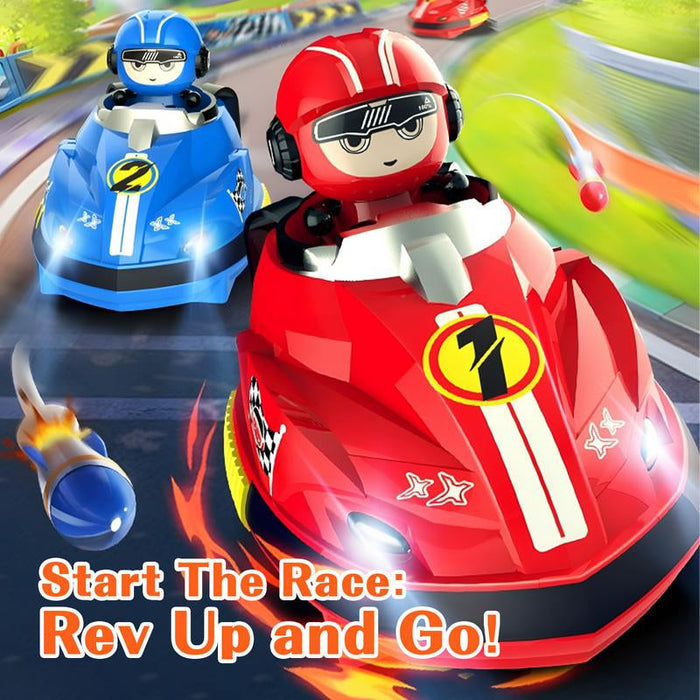 Kids RC Bumper Car with Lights and Music