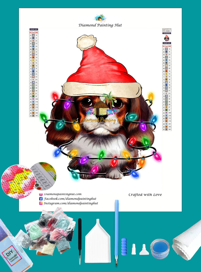 King Charles Christmas Diamond Painting