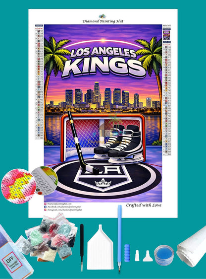 Los Angeles NHL Skyline Diamond Painting