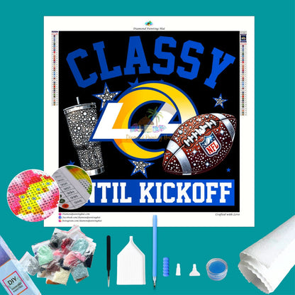 LA Rams Classy NFL Football Diamond Painting