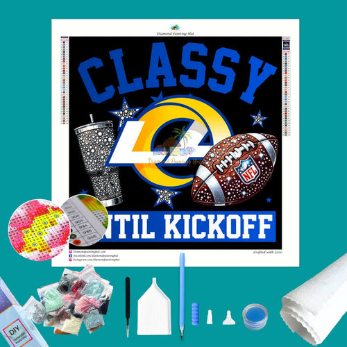 LA Rams Classy NFL Football Diamond Painting