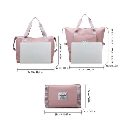 Large capacity folding travel bag