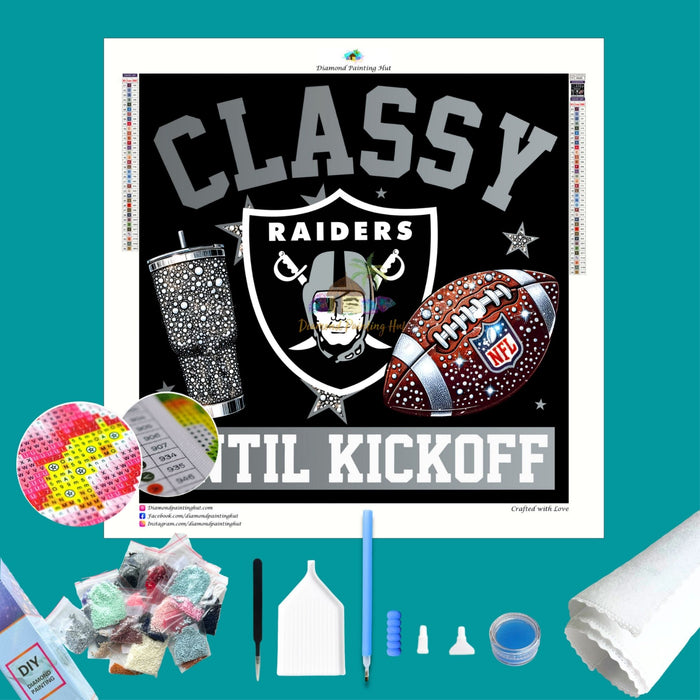 Las Vegas Classy NFL Football Diamond Painting
