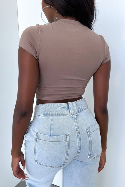 Lemar Baby Tee - Brown