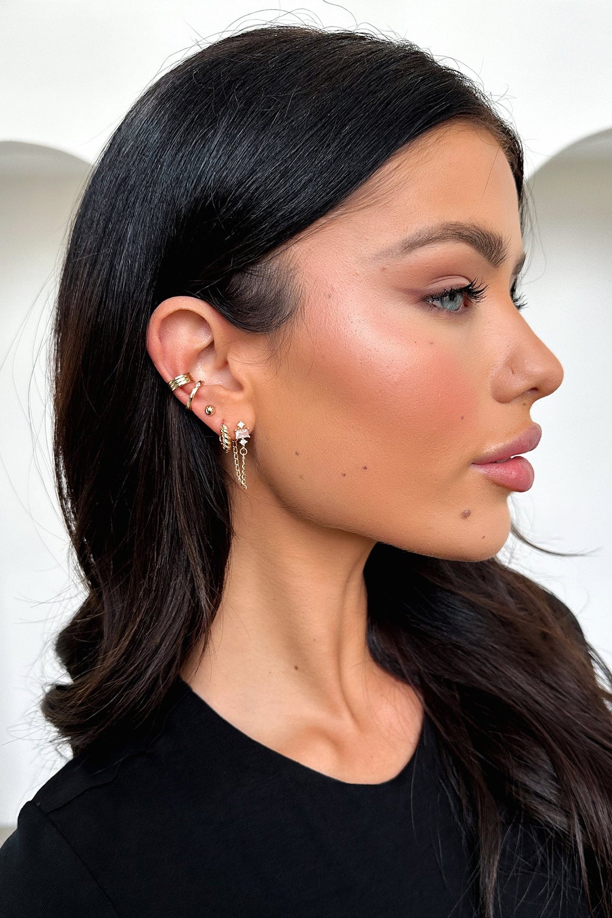 Levi Earrings 5 Pack - Gold