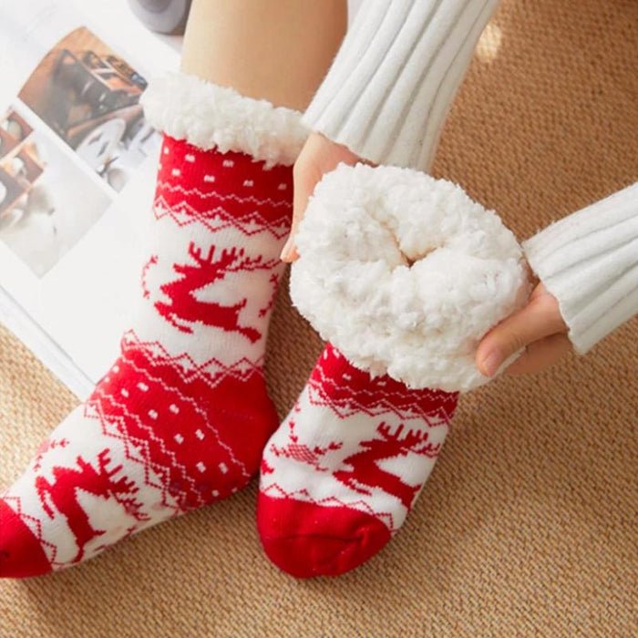 Lilyrhyme™ Christmas Warm Anti-slip Slipper Socks