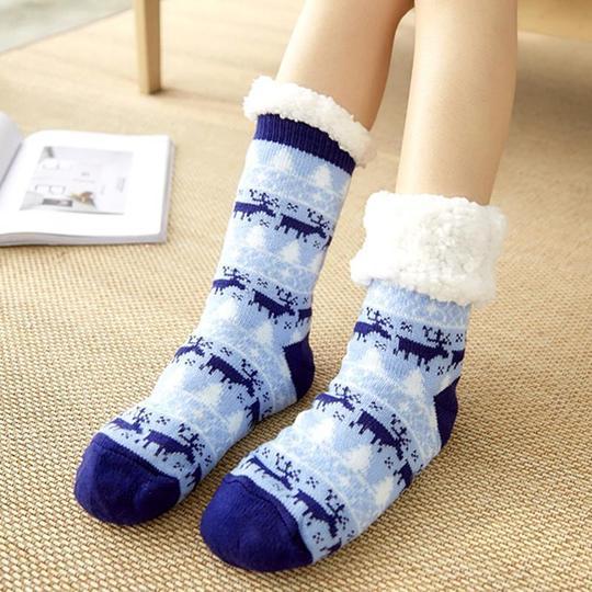 Lilyrhyme™ Christmas Warm Anti-slip Slipper Socks