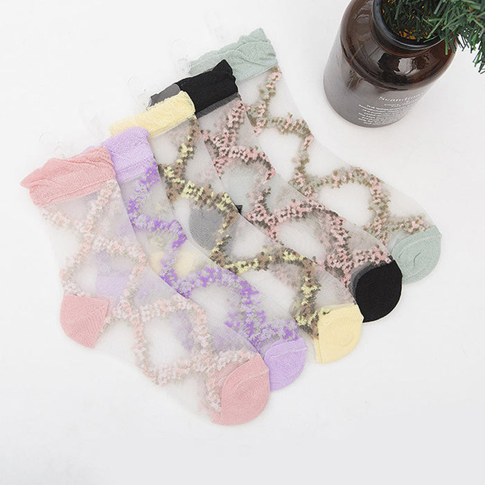 Five pairs [one pair for each color]