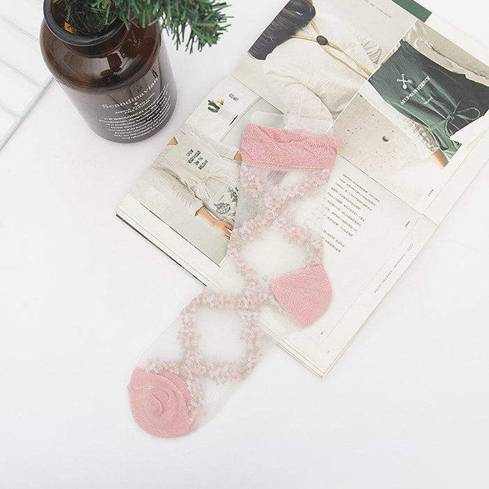 Lilyrhyme™ Light Dreams, Ladies Thin Translucent Socks