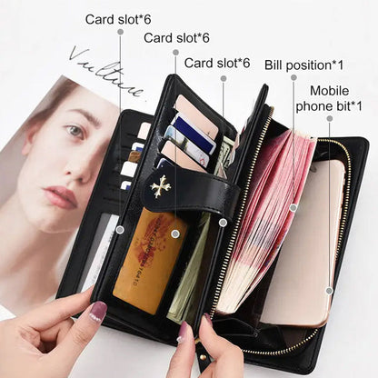 Lilyrhyme™ Multifunctional Zipper Hand Bag