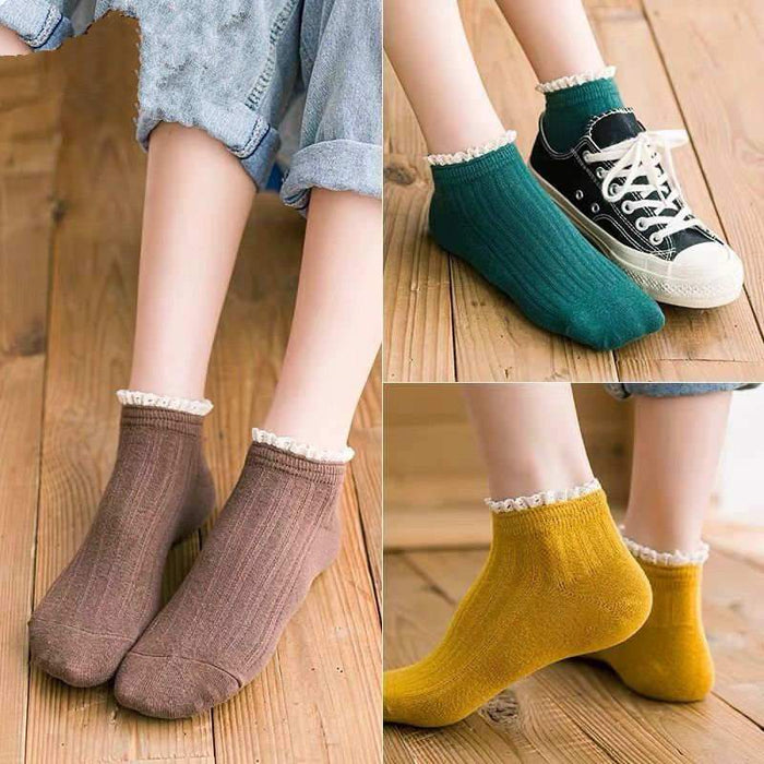 Lilyrhyme™ Short Lace Socks