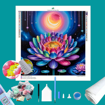 Lotus Crystal Diamond Painting