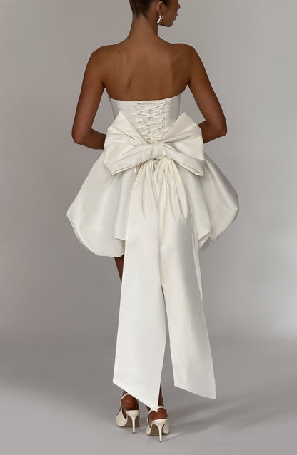 Lotus Mini Dress - Ivory
