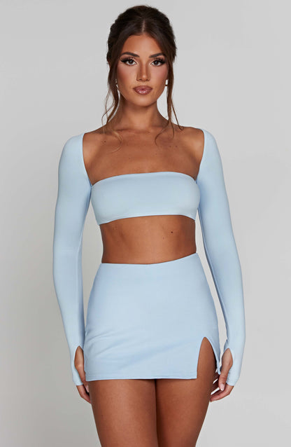 Lucianna Top - Baby Blue
