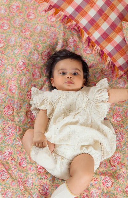 Lulla Romper in Cream