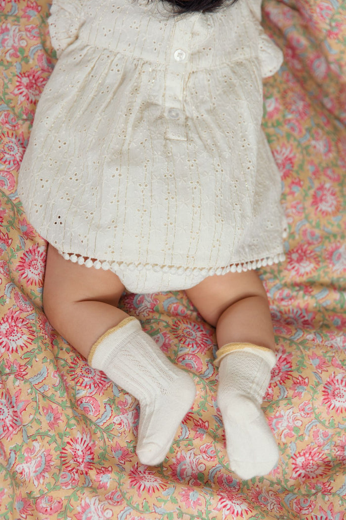 Lulla Romper in Cream