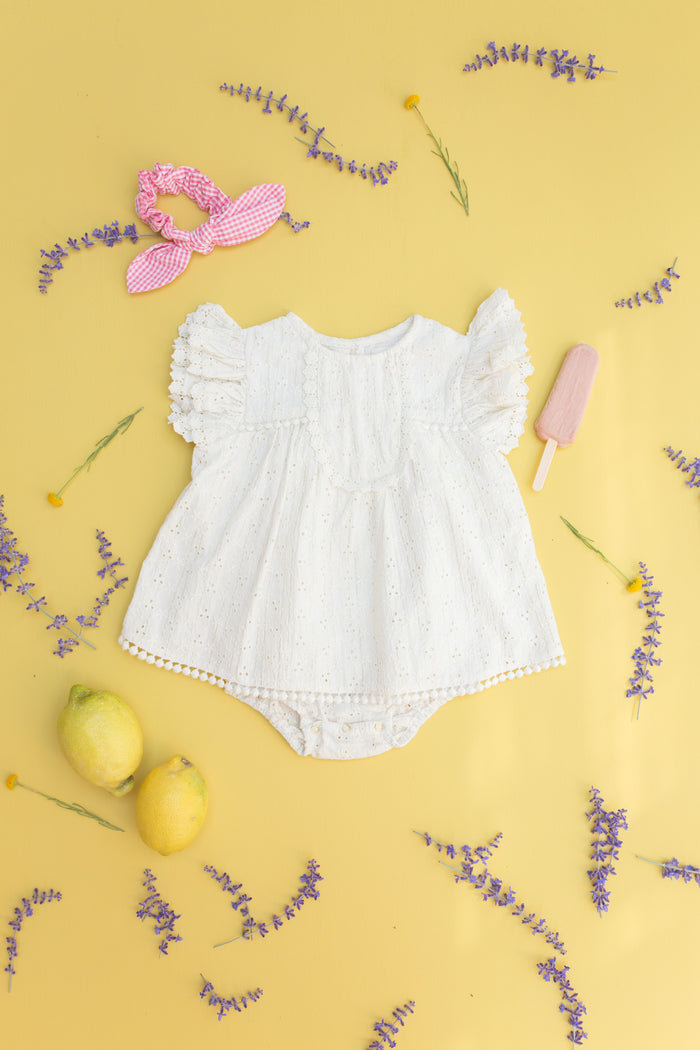 Lulla Romper in Cream