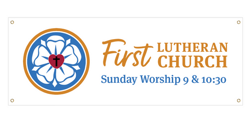 Luther Rose Custom Horizontal Banner