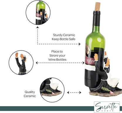 Maid Wine Bottle Holder