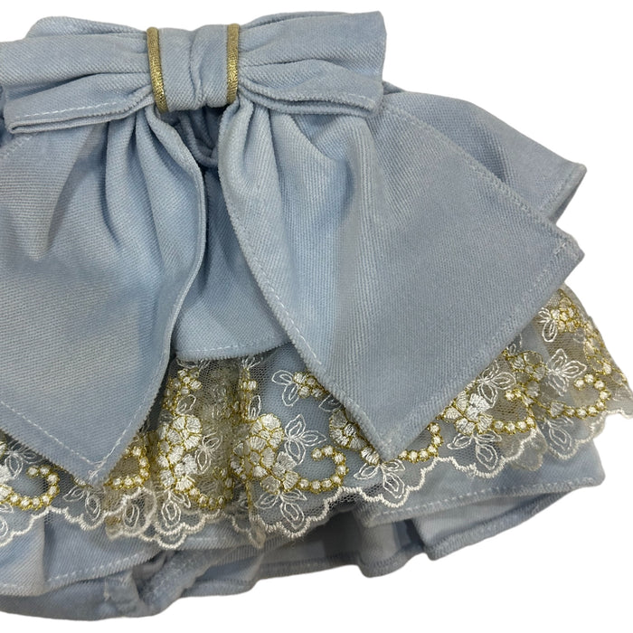 Martha LightBlue Bloomers with Lace