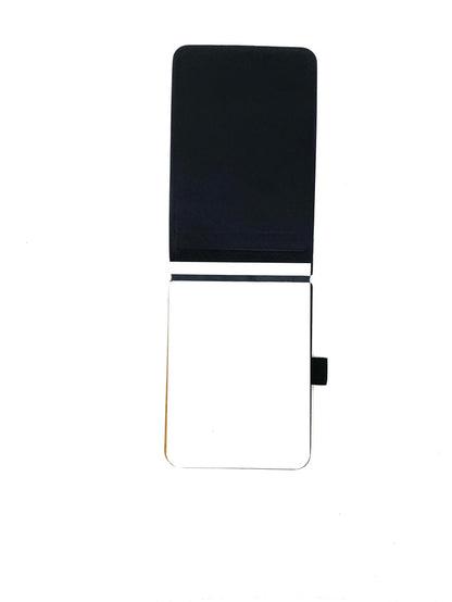 Medium Leather Notepad in Black