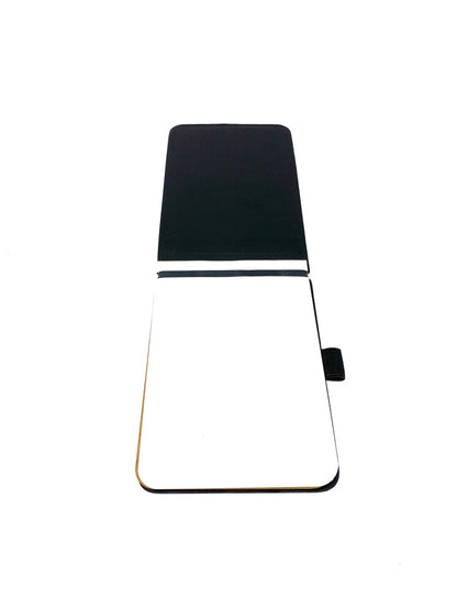 Medium Leather Notepad in Black