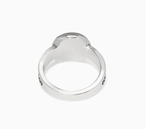 Meridian Aurora Ring Silver-Aqua Size 7