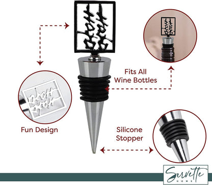 Metal Bottle Stopper - Double Happiness