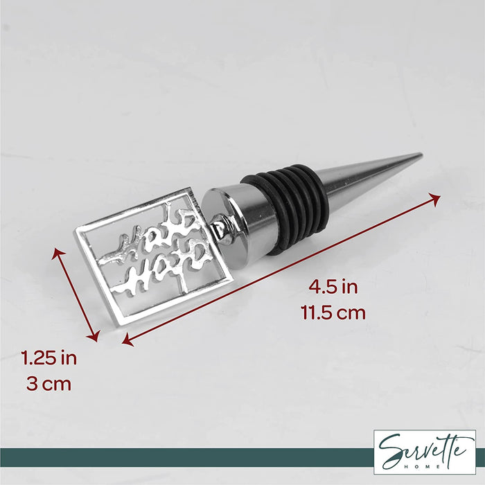 Metal Bottle Stopper - Double Happiness