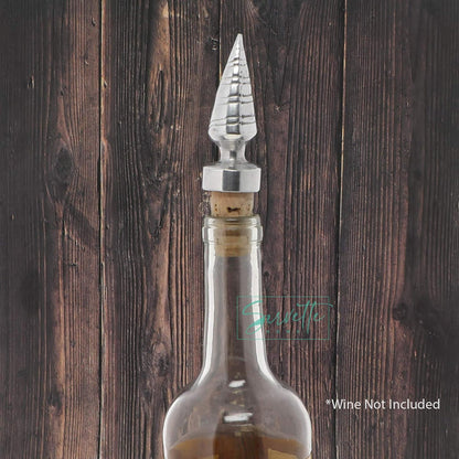 Metal Whelk Shell Cork Bottle Stopper