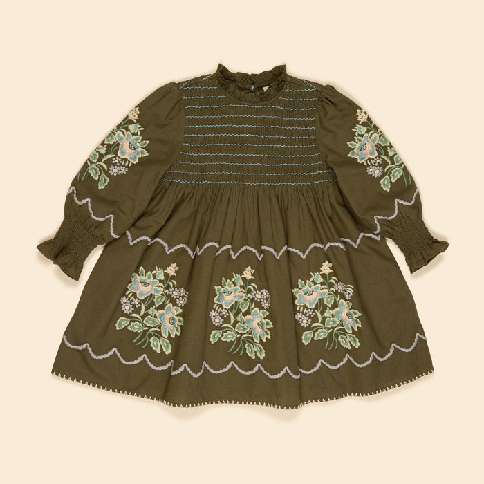 Mia Dress in Forest